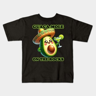 Avocado Fiesta - Guaca-Mole On The Rocks Party Shirt Kids T-Shirt